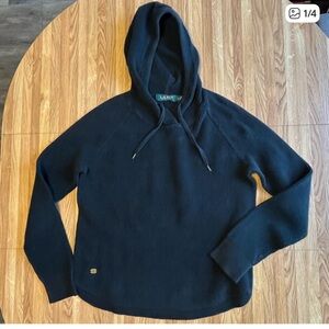 Ralph Lauren Black Cowl Neck Sweater
